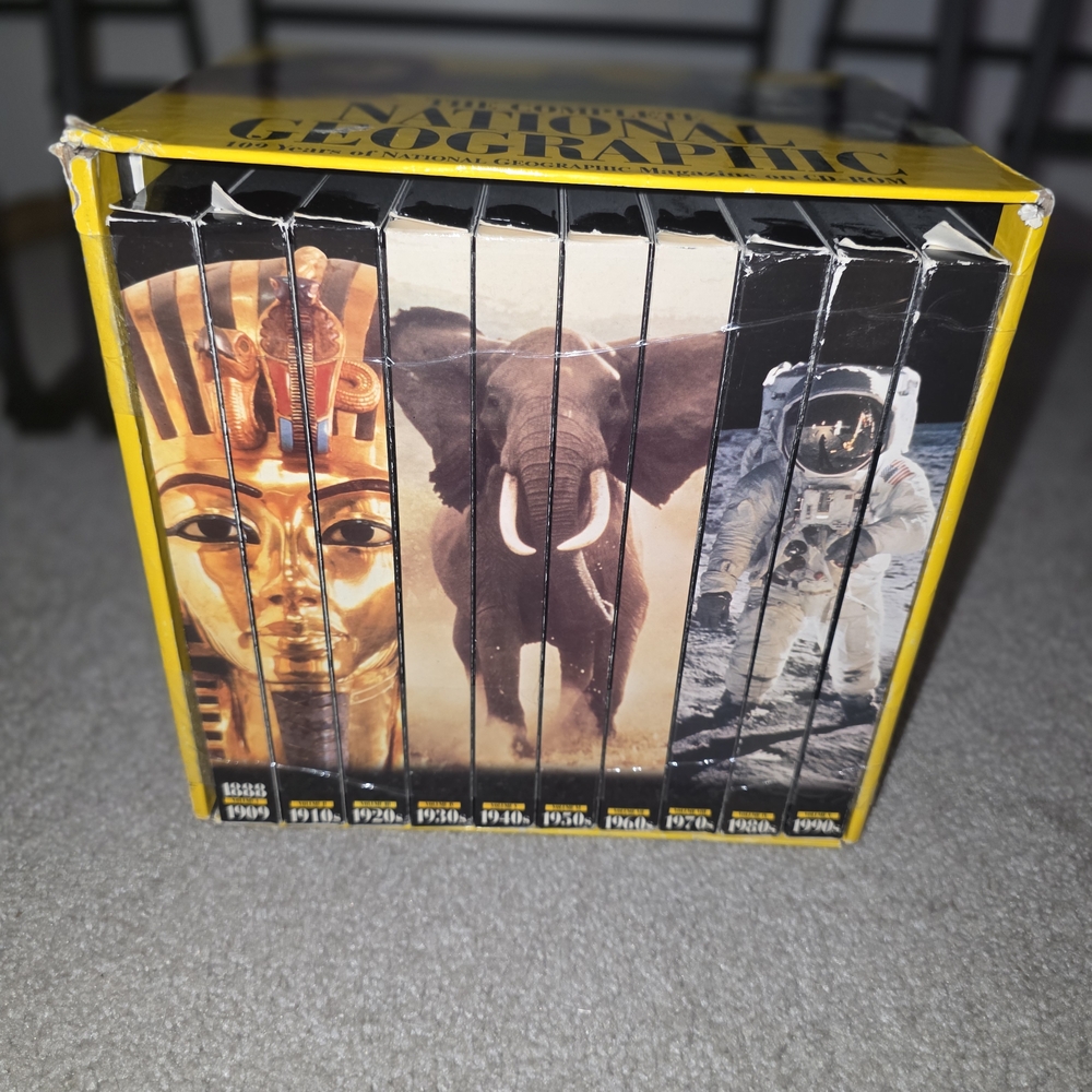 THE Complete National Geographic CD-ROM WIN 95-98 & MAC Set FROM 1888 - 1990s